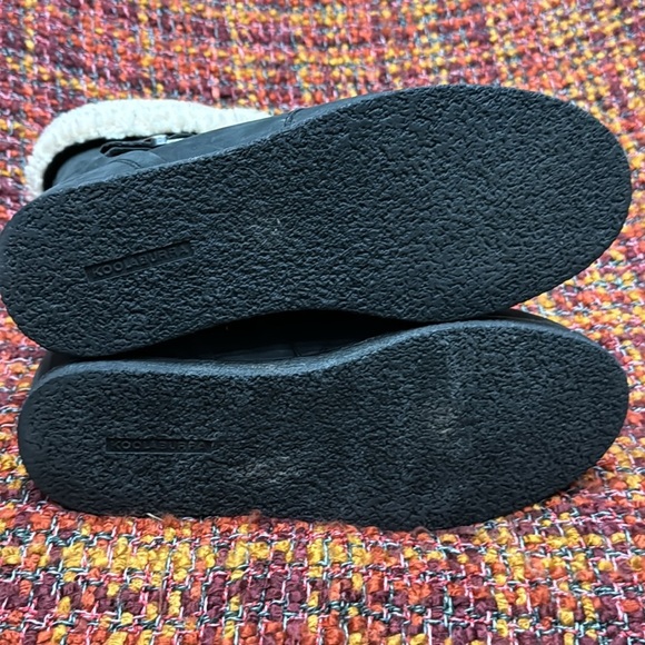 Koolaburra by Ugg Black Leather Sheerskin Winter Boots size 8 - Picture 8 of 11